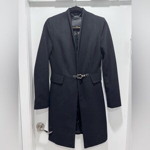 Ivanka Trump Black Outerwear with Gold Trim